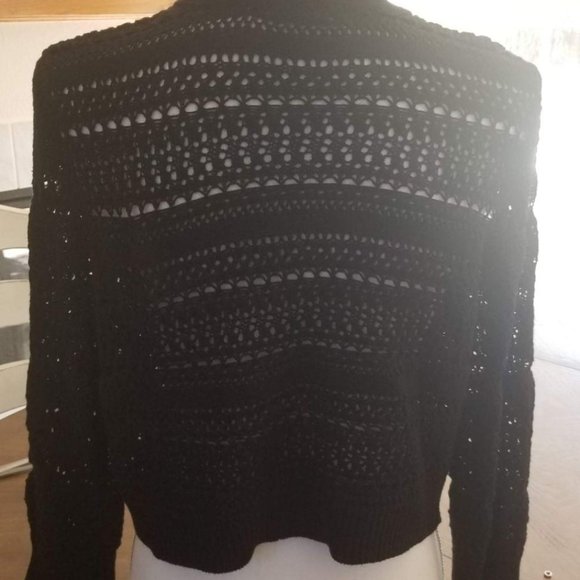 89th & Madison / large/ Black Cardigan - Picture 2 of 3